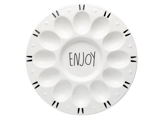 Talerz do jaj Enjoy biały