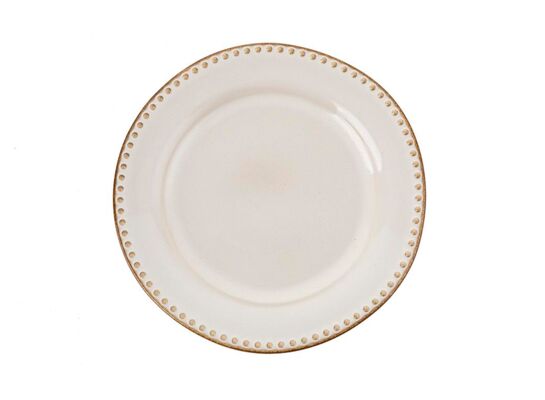 Talerz deserowy Fjordi 20,5 cm beżowy