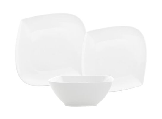 Zestaw talerzy Moss dla 6 osób biały