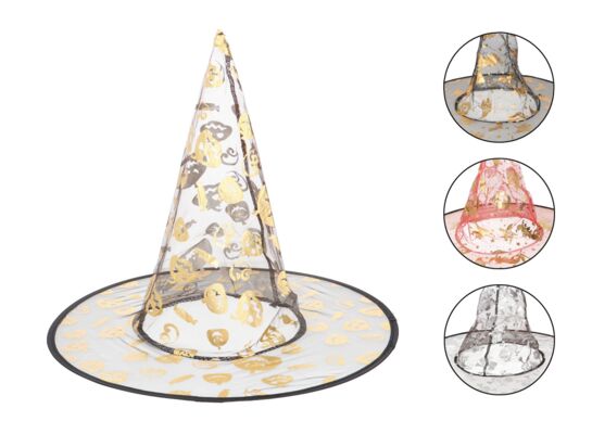 Kapelusz na Halloween 38 x 34 cm mix