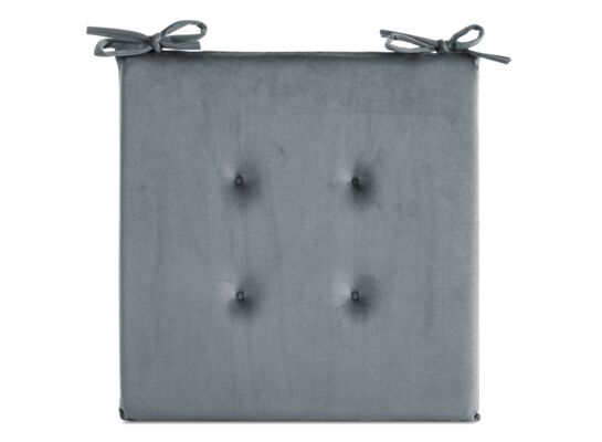 Poduszka na siedzisko Gaja 40 x 40 x 3 cm srebrny