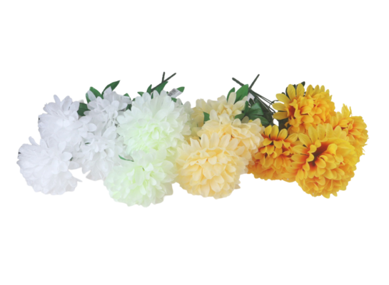 Bukiet chryzantem 5 główek 62 cm mix