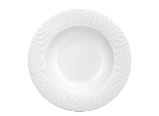 Talerz Cortina głęboki 22 cm biały