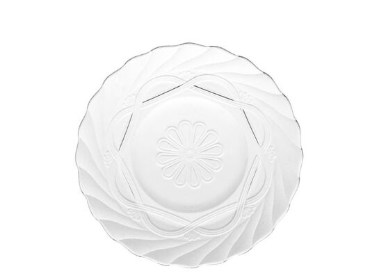 Talerz Regina 18 cm transparentny