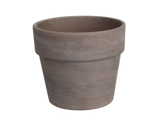 Donica terakotowa Calima bazalt 15 cm beżowy