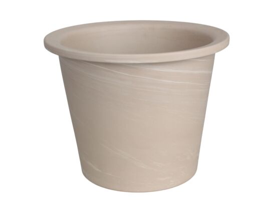 Donica terakota Vento granit 25 cm ciemnobrązowy