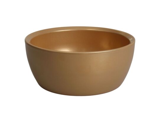 Misa ceramiczna 27 cm perłowy złoty