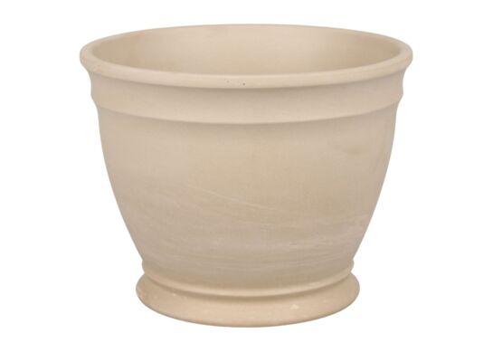 Donica terakota Gallicus Granit 25 cm kremowy
