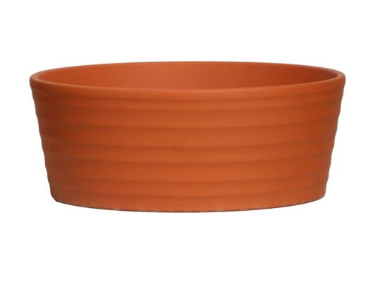 Misa terakota Natur 22 cm bez otworu ceglasty