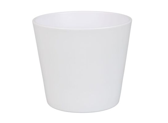 Osłonka 25 cm matowy biały