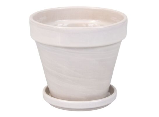 Donica prosta granit lazur 10 cm + podstawka beżowy