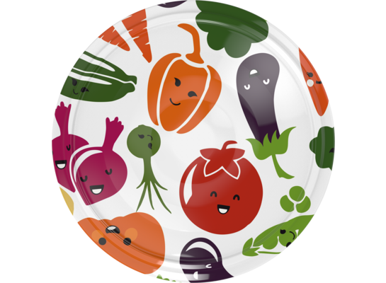 Zakrętka fi 66 warzywa 10 sztuk