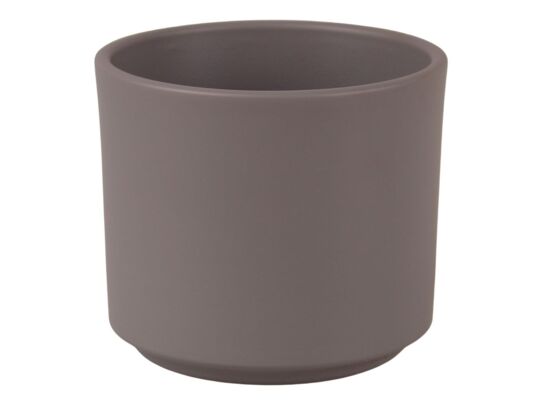 Osłonka cylinder 14 cm matowy basaltowy szary