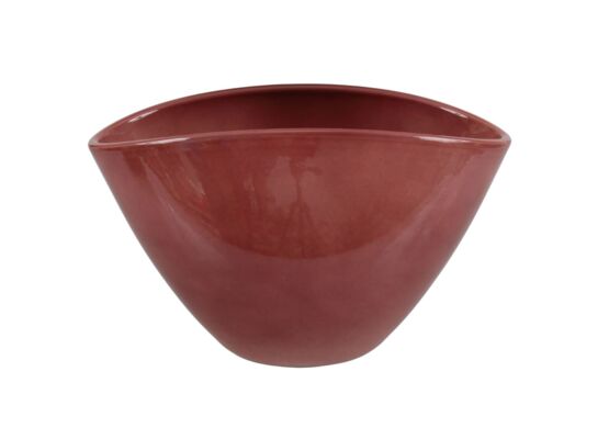 Osłonka owal 20 cm lazur merlot czerwony