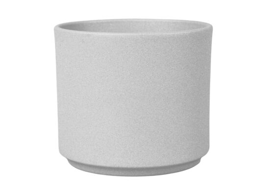 Osłonka cylinder 16 cm glitter jasnografitowy