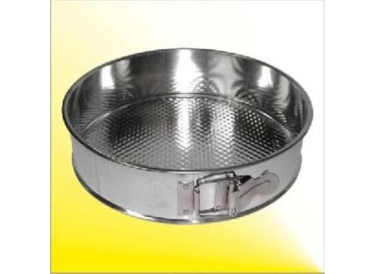 Tortownica nierdzewna 24 cm srebrny