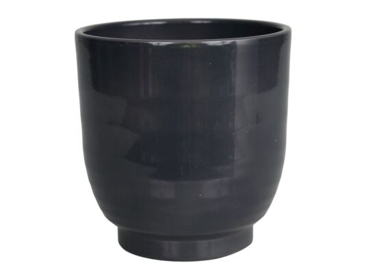 Osłonka ceramiczna 15 cm Granit Lazur czarny