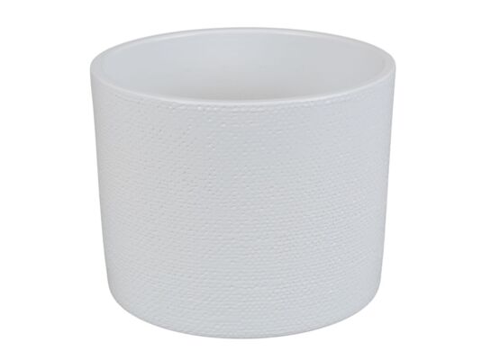 Osłonka ceramiczna 17 cm bialy