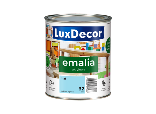 Emalia akrylowa Błękitna Laguna 0,75 l mat LuxDecor