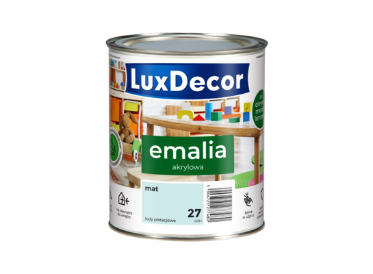 Emalia akrylowa Lody pistacjowe 0,75 l mat LuxDecor