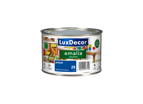 Emalia akrylowa Szafirowe Kwiaty 0,4 l połysk LuxDecor