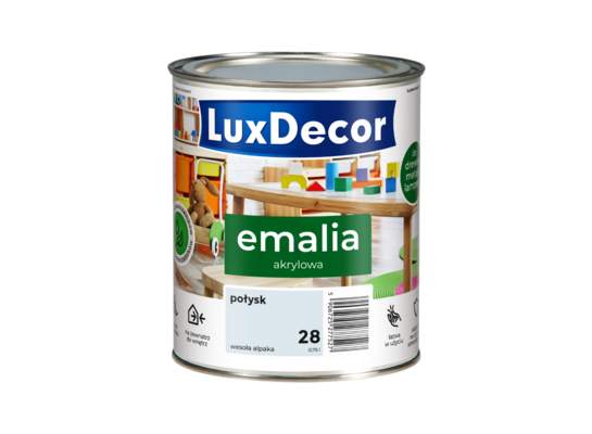 Emalia akrylowa Wesoła Alpaka 0,75 l połysk LuxDecor