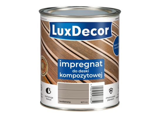 Impregnat do deski kompozytowej bezbarwny 0,7 l Luxdecor