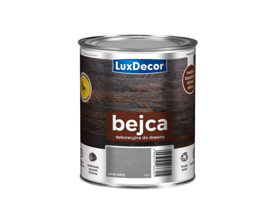 Bejca do drewna jasny szary 750 ml Luxdecor