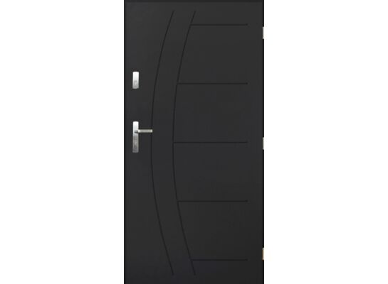 Drzwi zewnętrzne efez ral 7016 90P prawe