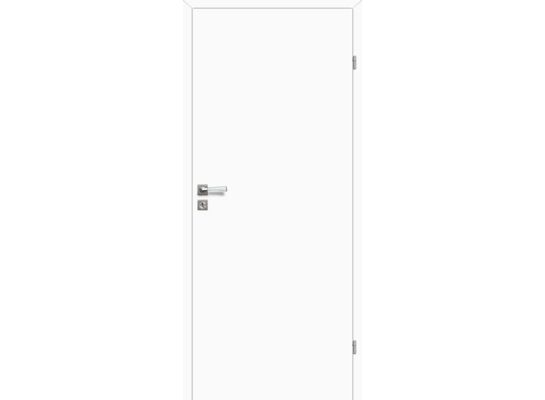 Skrzydło drzwiowe 60P pełne biały lakierowane 2 zawiasy prawe