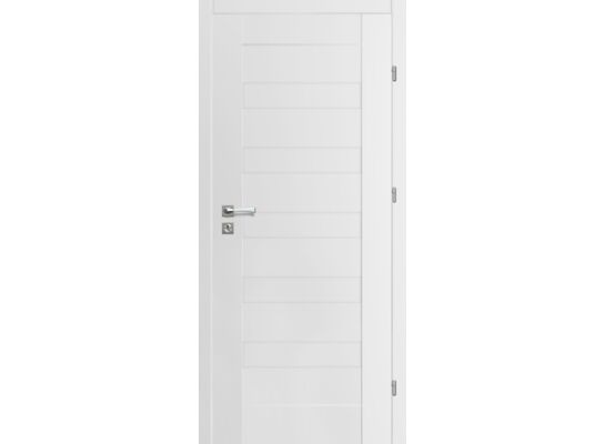 Skrzydło drzwiowe 80P 0/5 biały bergamo 70 prawe