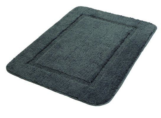 Dywanik uni 50 x 70 cm mikrofibra szary