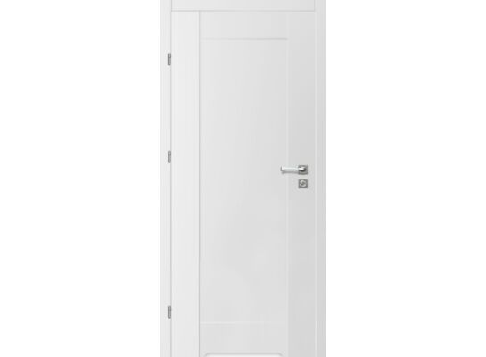 Skrzydło drzwiowe 70L pełne biały tago + podcięcie wentylacyjne + zamek blokada lewe