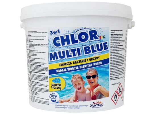 Chlortix multi niebieskie tabletki małe 20 g/3 kg Mr.Camp