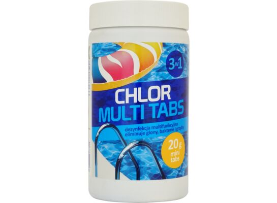 Chlor multi tabletki małe 20 g/1 kg GAMIX
