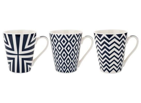 Kubek Royal 390 ml czarno-biały mix kolorów