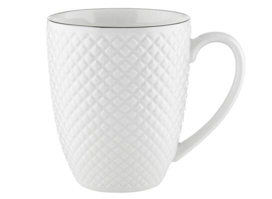 Kubek Tiffany Platinium 420 ml biały