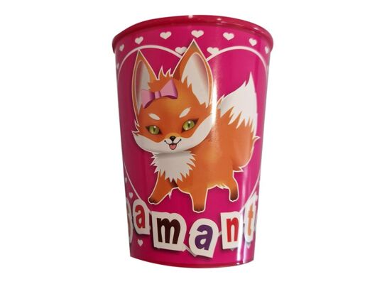 Kubek plastikowy dziecięcy Ben lis 200 ml wielokolorowy