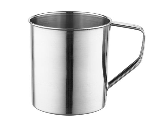 Kubek nierdzewny Leo 490 ml srebrny