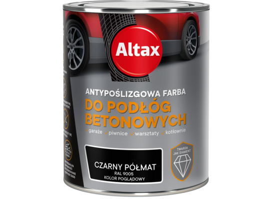 Farba do podłóg betonowych 0,75 l czarny Altax