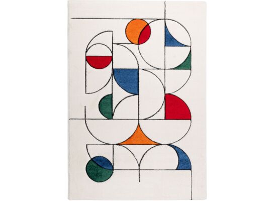 Dywan Bond 160 x 230 cm koła wielokolorowy