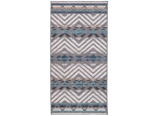 Dywan Nepal 160 x 230 cm pasy niebieski