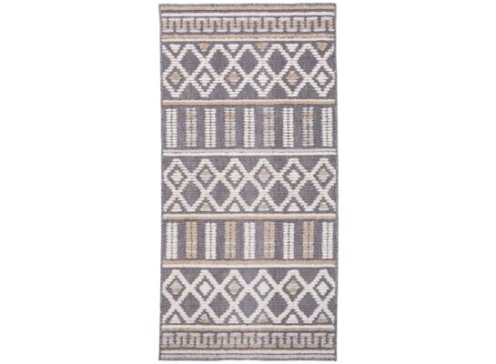 Dywan Nepal 120 x 180 cm geometria antracytowy