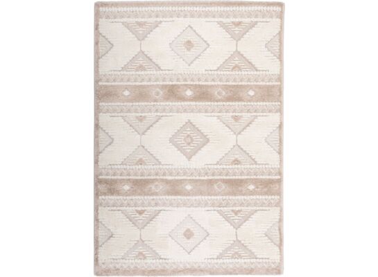 Dywan Chiara 120 cm koło aztecki beżowy