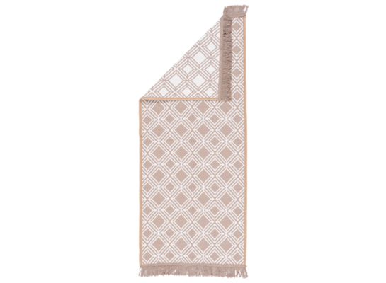 Dywan Kilim Soft 60 x 130 cm geometria beżowo-kremowy