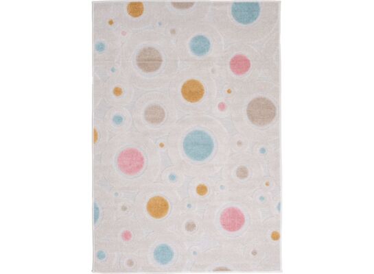 Dywan Piar 120 x 170 cm kółka beżowy