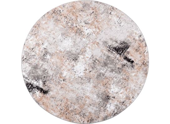 Dywan Vision 120 cm koło przecierka szaro-beżowy