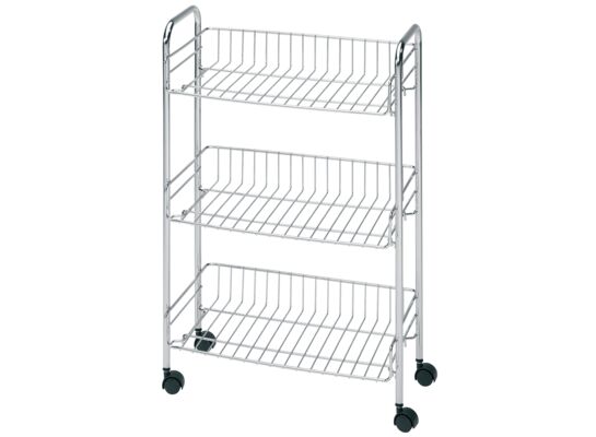 Regał 3 kosze Niagara stal chrom