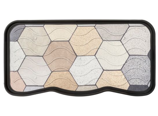 Ociekacz na buty 38 x 75 cm Hexagon Stones Boot Tray wielokolorowy