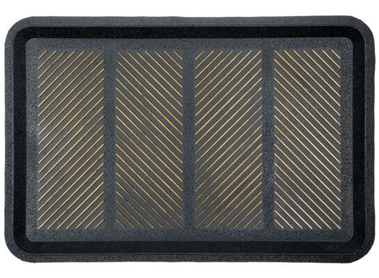 Ociekacz gumowy 40 x 60 cm złoty